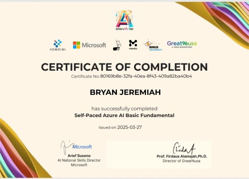 Certificate 3